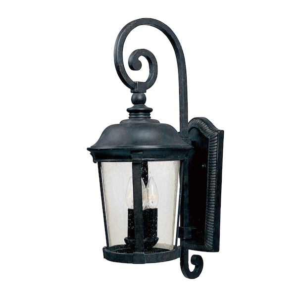 Maxim Lighting Dover DC 3-Light 12" Wide Bronze Outdoor Wall Sconce 3025CDBZ - main